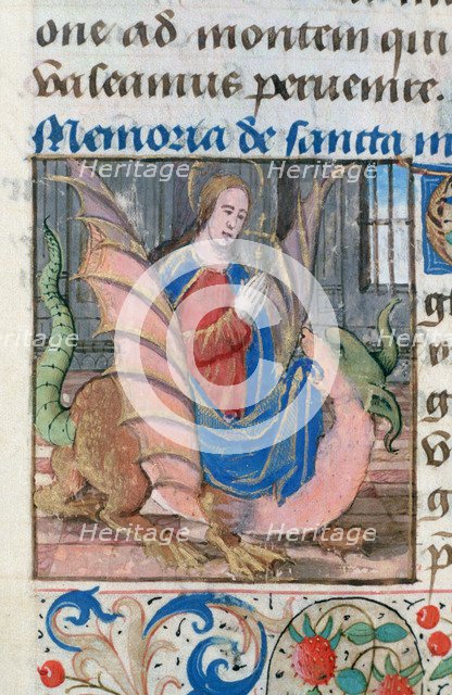 St Margaret, 15th century. Artist: Unknown