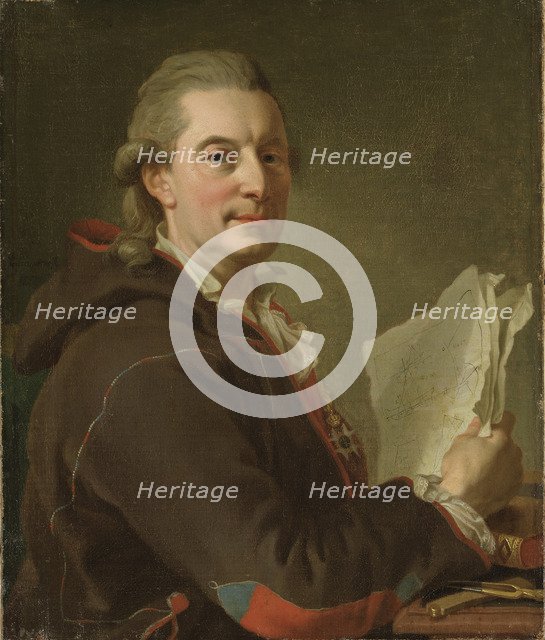 Portrait of Fredrik Henrik af Chapman (1721-1808), 1778.