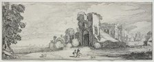 Landscapes and Ruins: Brederode Castle. Creator: Jan van de Velde (Dutch, 1593-1641).