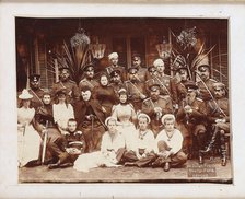 The Romanovs: The Family of the Emperor Alexander III , c. 1890. Creator: Photo studio De Jongh frères, Neuilly-sur-Seine  .