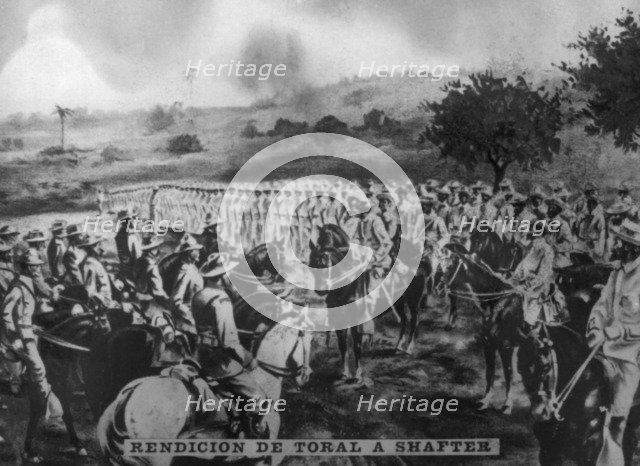 The surrender of General Toral, (1898), 19120s. Artist: Unknown