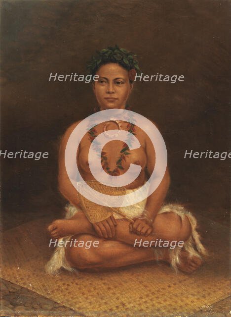 Samoan Woman, ca. 1890-1899. Creator: Antonio Zeno Shindler.