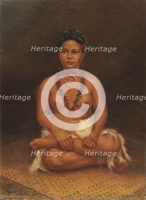 Samoan Woman, ca. 1890-1899. Creator: Antonio Zeno Shindler.