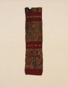 Fragment (Band), Peru, A.D. 800/1100. Creator: Unknown.