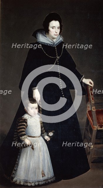 'Dona Antonia Ifenarrietta and Her Son', 1631. Artist: Diego Velasquez
