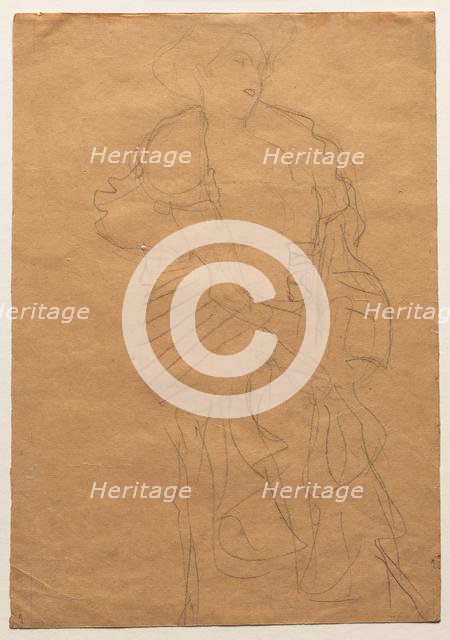 Hermine Gallia, c. 1903. Creator: Gustav Klimt (Austrian, 1862-1918).