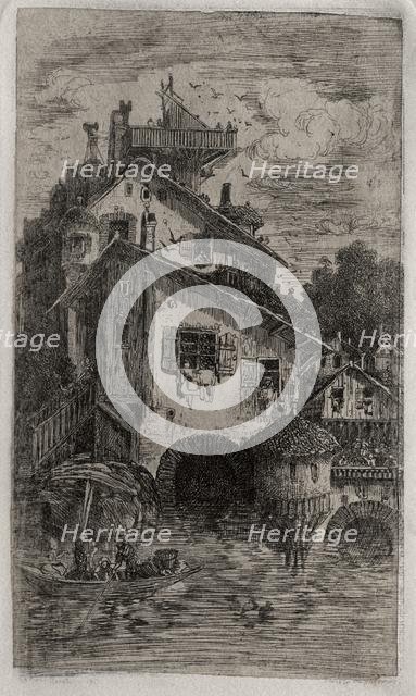 The Mill, 1866. Creator: Rodolphe Bresdin (French, 1822-1885).