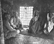Distant Fronts, In Hejaz; One of the sons of the King of Hejaz: the Emir Faisal , 1917. Creator: Unknown.