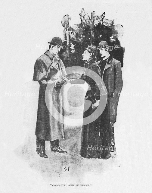 'Good-Bye, And Be Brave', 1892. Artist: Sidney E Paget.