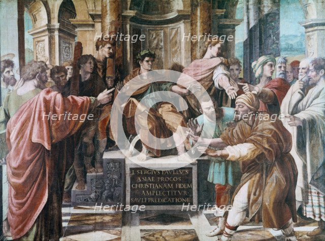 'The Conversion of the Proconsul', 1515-1516. Artist: Raphael