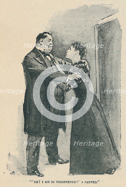 'Oh! I Am So Frightened!' I Panted', 1892. Artist: Sidney E Paget.