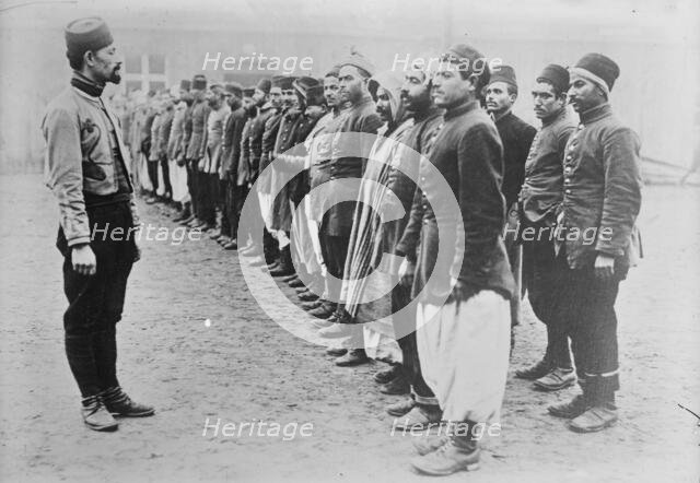 Prisoners at Zossen, between 1914 and c1915. Creator: Bain News Service.