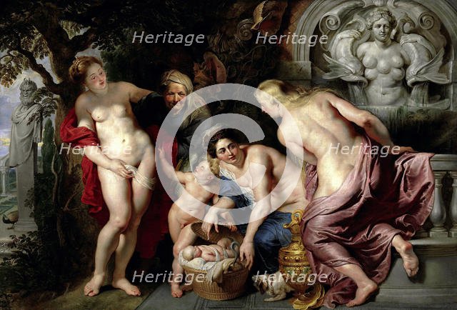 The Finding of the Child Erichthonius, c. 1615. Creator: Rubens, Pieter Paul (1577-1640).