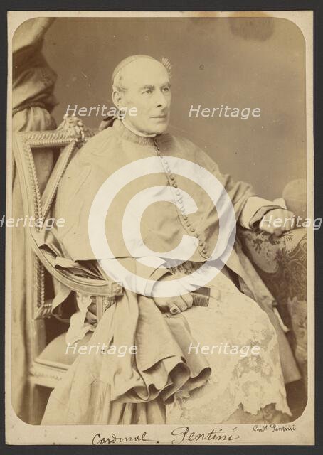 Portrait of Cardinal Francesco Pentini, 1863-1869. Creator: Unknown.