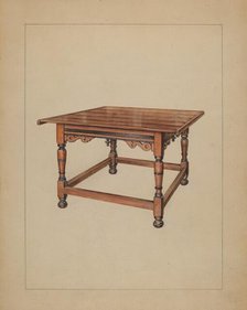 Table, c. 1936. Creator: Lawrence Phillips.