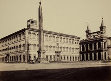 Piazza S. Giovanni in Laterano, Rome, between 1850 and 1870. Creator: Robert MacPherson.