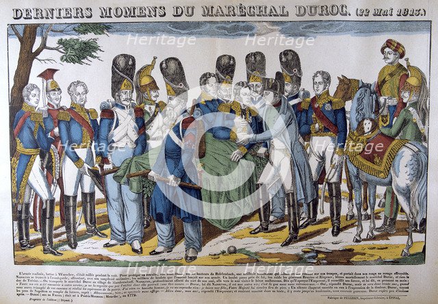 'The Death of Marshal Duroc, 22 May 1813', 19th century. Artist: Unknown