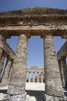 The Temple of Diana, Segesta, Sicily, Italy. Artist: Samuel Magal
