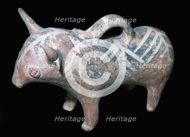 Bull-shaped vessel, 15th century BC. Artist: Unknown