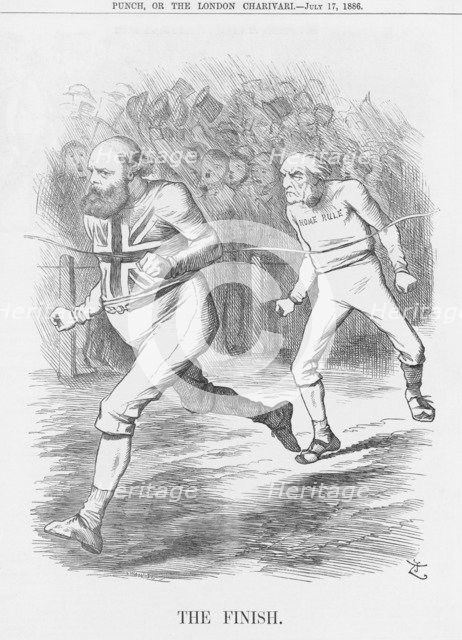 'The Finish', 1886. Creator: Joseph Swain.
