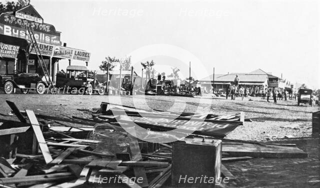 Fire Damage, D.A. Menzies and Primary Producers Bank, 1926. Creator: Jack Bain.