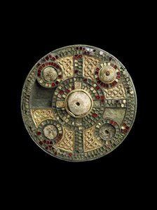 Disc brooch, Anglo-Saxon Period (400-1066). Artist: Unknown.