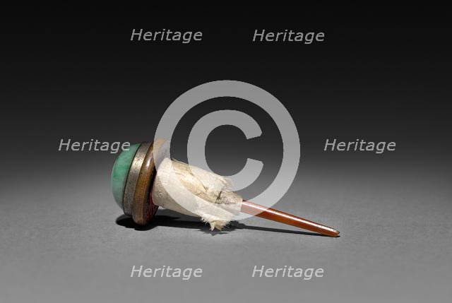 Snuff Bottle (stopper), 1644-1912. Creator: Unknown.