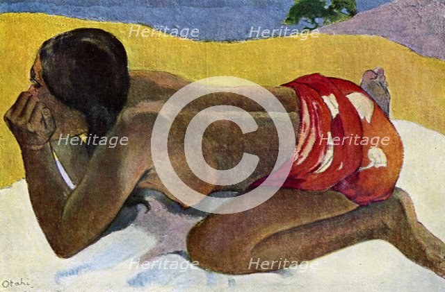 'Otahi' (Alone), 1893 (1939).Artist: Paul Gauguin