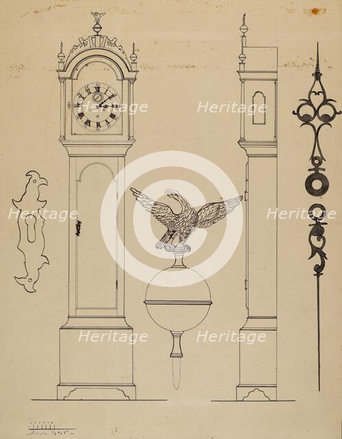 Clock, 1935/1942. Creator: Unknown.