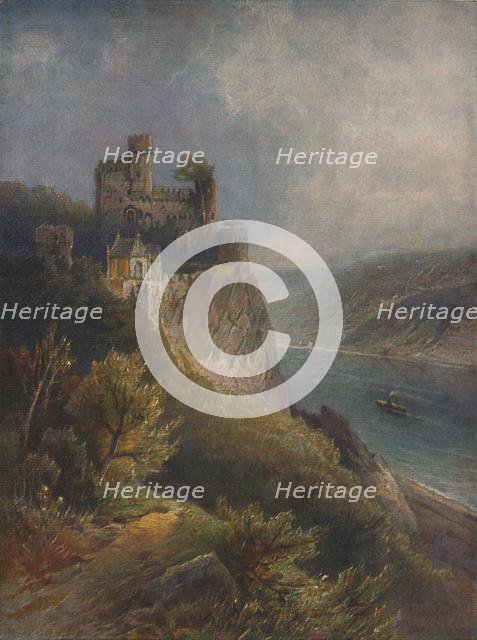 'Burg Rheinstein', (Rheinstein Castle), 1923. Creator: Nikolai of Astudin.