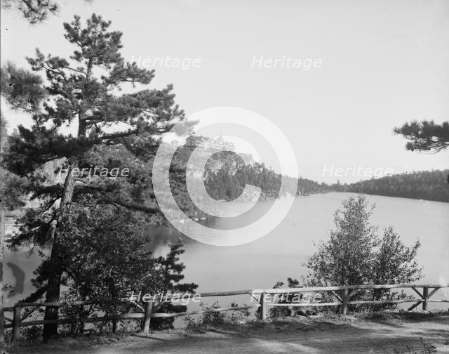 Cliff House from Sunset Rock, Lake Minnewaska, N.Y., between 1900 and 1905. Creator: Unknown.