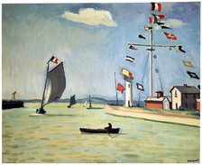 'Honfleur Harbour', c1911.  Artist: Albert Marquet