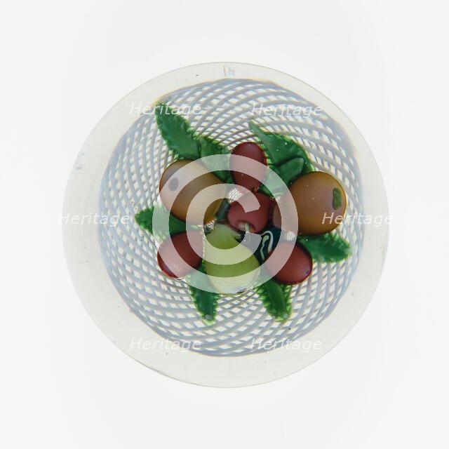 Paperweight, France, c. 1845-60. Creator: Saint-Louis Glassworks.