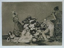 The Disasters of War, a series of etchings by Francisco de Goya (1746-1828), plate 5: 'I son fier…