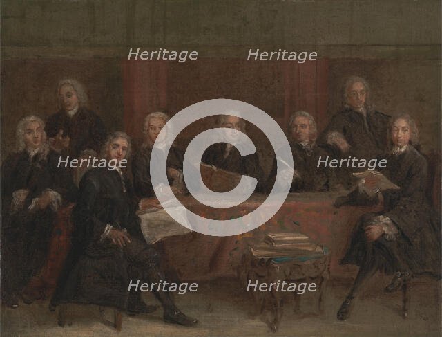 Study for a Group Portrait, between 1729 and 1730. Creator: Joseph Highmore.