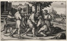 The Prodigal Son: Return of the Prodigal Son. Creator: Hans Sebald Beham (German, 1500-1550).