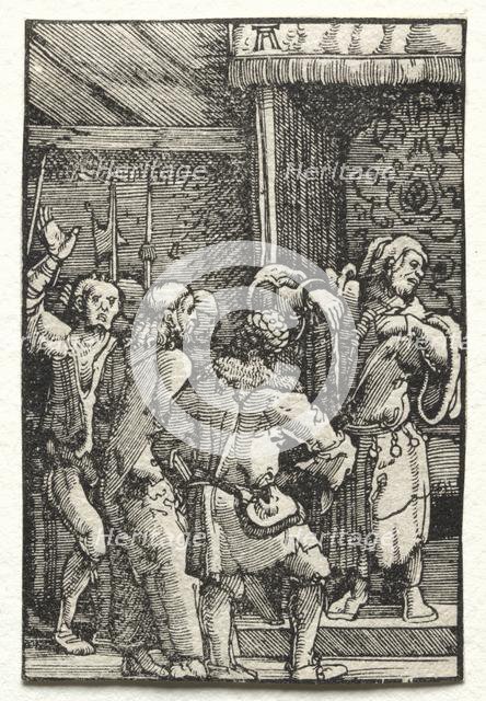 The Fall and Redemption of Man: Christ before Caiaphas, c. 1515. Creator: Albrecht Altdorfer (German, c. 1480-1538).