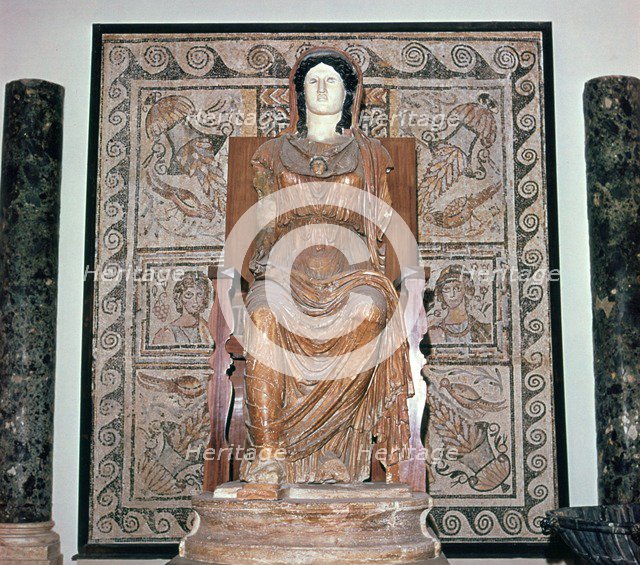 Roman colossal statue of Minerva. Artist: Unknown