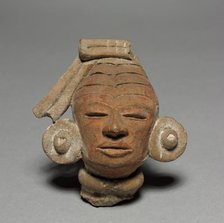 Figurine Head Fragment, 150-350. Creator: Unknown.