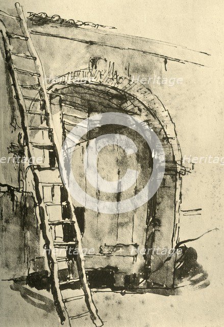 'Gateway', mid 18th century, (1928). Artist: Giovanni Battista Tiepolo.