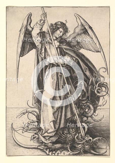 St. Michael, ca. 1435-1491. Creator: Martin Schongauer.