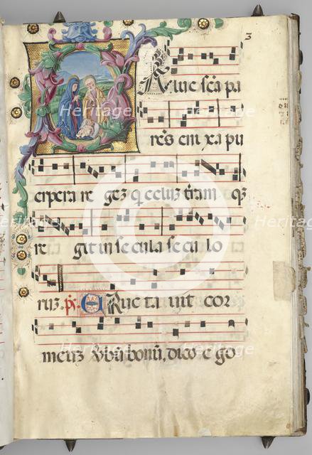 Gradual, c. 1520. Creator: Girolamo dai Libri (Italian, 1474-1555), circle of.