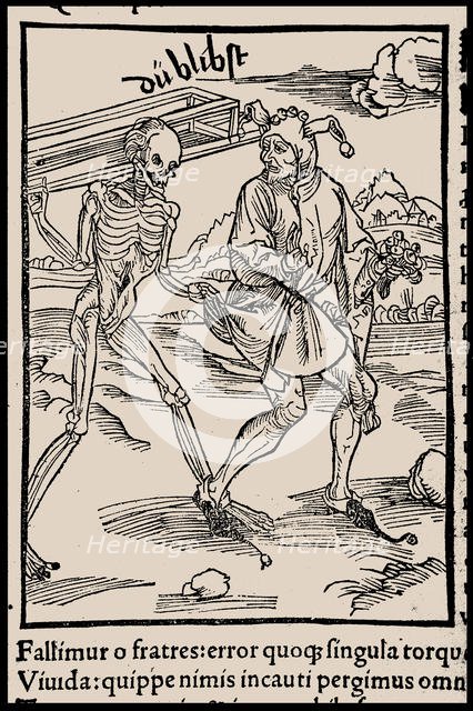 Illustration to the book "Ship of Fools" by Sebastian Brant, 1497. Creator: Anonymous.