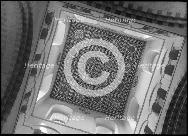 St Albans Cathedral, St Albans, Hertfordshire, July 1958. Creator: Margaret F Harker.