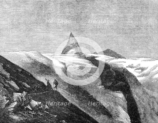 View of the Matterhorn, late 19th century. Artist: Unknown