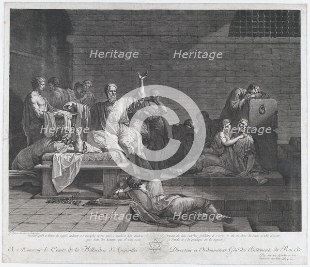 The Death of Socrates, 1790. Creator: Jean Francois Pierre Peyron.