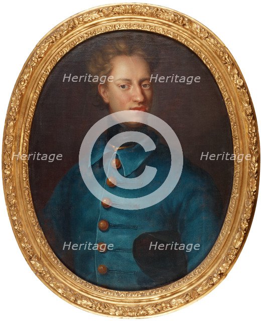 Portrait of the King Charles XII of Sweden (1682-1718).