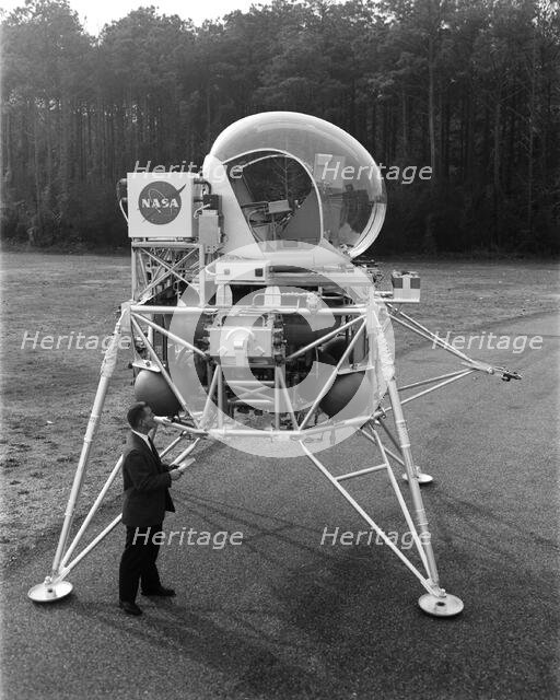 Lunar Landing Vehicle, USA, 1963.  Creator: NASA.