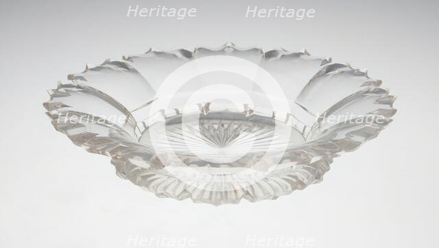 Shallow Dish, Bristol, c. 1850. Creator: Unknown.