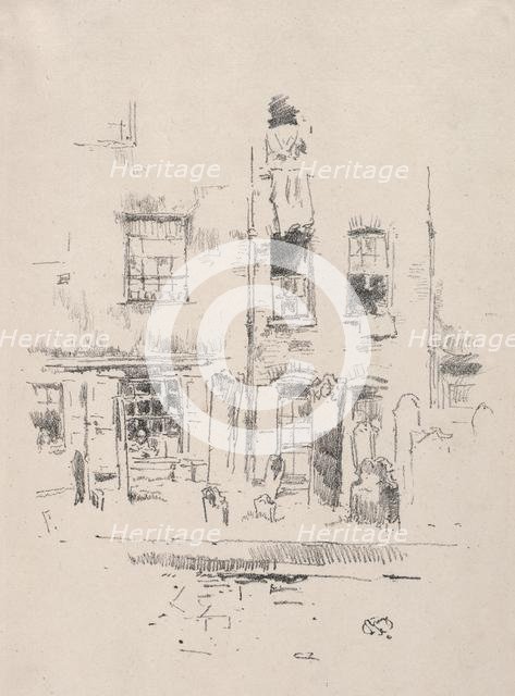 Churchyard, 1887. Creator: James McNeill Whistler (American, 1834-1903).